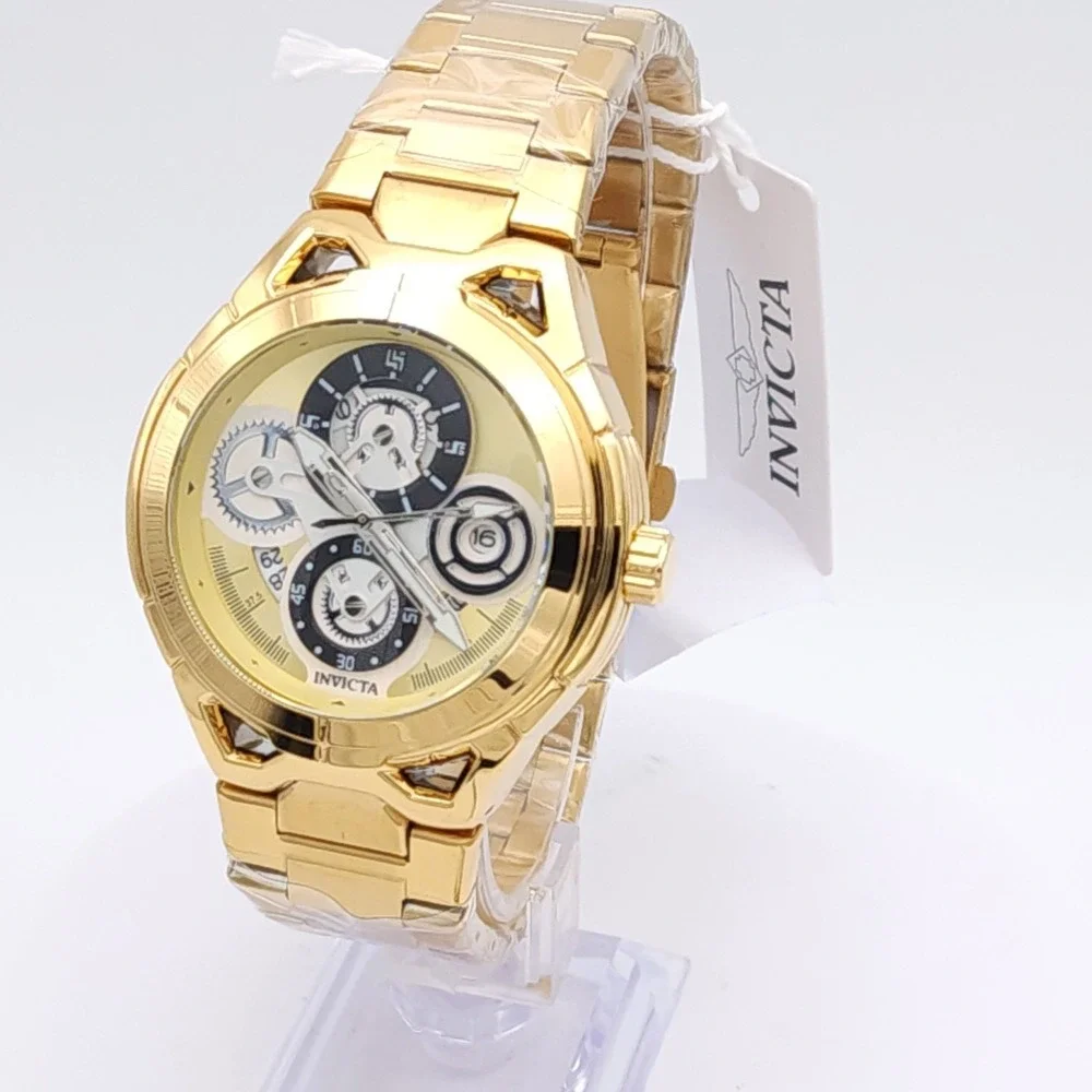 Invicta S1 Rally 79012 Gold Men's Watch NWT‎